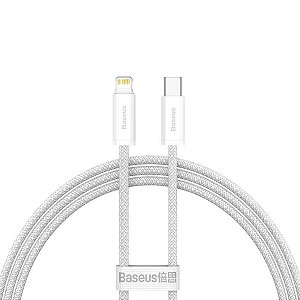 Cabo Baseus 1m Tipo-C Para Lightning Nylon Turbo PD 20W Fast