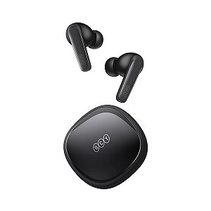 Fone Bluetooth 5.3 QCY T13X Preto ENC Redução de Ruído