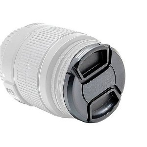 Tampa Frontal De Lente Fotográfica 55mm Sem Logo