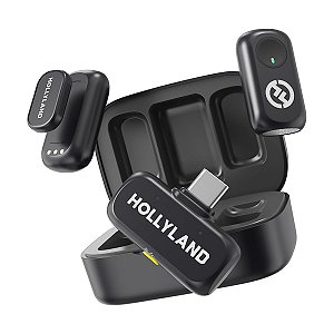 Microfone Sem Fio Hollyland Lark A1 Mini Duo USB-C