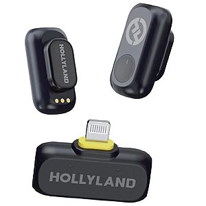 Microfone Sem Fio Hollyland Lark A1 Mini Duo Lightning