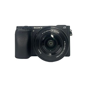 Câmera Sony A6300 Seminova + Lente 16-50mm f/3.5-5.6 OSS