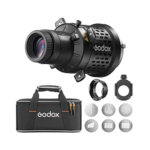 Kit Projeção para Luz 85mm Efeito Janela Godox Blp Bowens