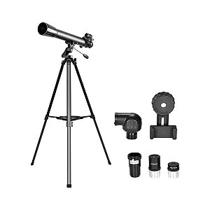 Telescópio Profissional 70x700mm Refrator Azimutal Tripé