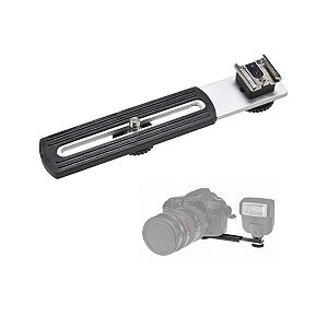 Suporte De Flash Lateral 1/4 Universal Deslizante Ajustável