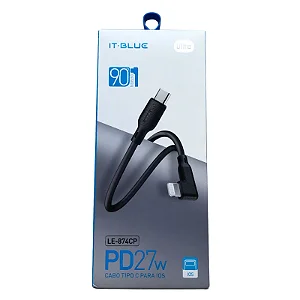 Cabo It-Blue Lightning Usb-C PD 27W 1 Metro LE-874CP