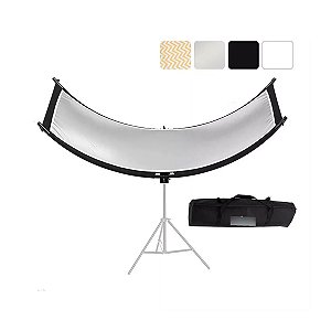 Rebatedor Fotográfico Curvo Clamshell 60x180cm 4 em 1 Greika