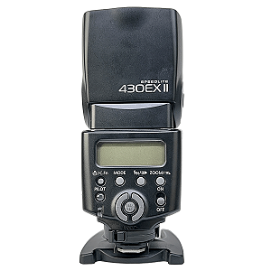 Flash Canon Speedlite 430 EX II + Case - Seminovo