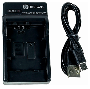 Carregador Bateria Fotoparts NP-FM50 70 90  USB-C