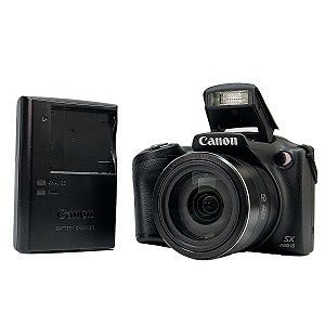 Câmera Canon Powershot Sx400 IS C/ Carregador Canon-Seminova