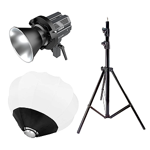 Iluminador Colbor Cl60M Led + ChinaBox 65cm + Tripé 2,80m