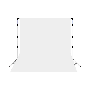 Suporte Fundo Infinito 2,40m + Papel Branco 2,72 x 10,00m
