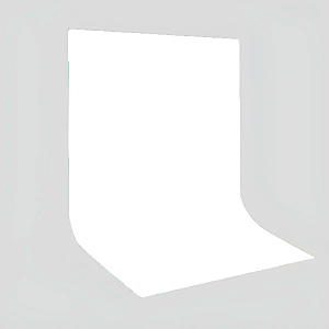 Tecido Chroma Key Branco Poliester Fundo Infinito 5 x 3,6m