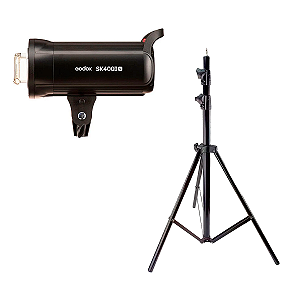 Luz Contínua Godox SK400IIV + Tripé de Iluminação - 2,80