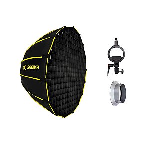 Softbox Parabólico Bowens/Speedlite 45cm C/ Grid GKH-45