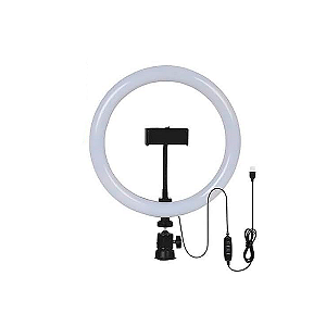Iluminador Led Ring Light 14" 36cm 2700/6500k c/ Fonte