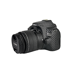 Câmera Canon EOS 250D + Lente 18-55mm III C/ Skin Seminova
