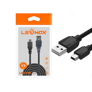 Cabo de Carregamento Mini USB V3 de 80cm LEHMOX Ley-218