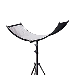 Rebatedor Curvo 60x180cm 4 em 1 Greika + Tripe De 2,80 m