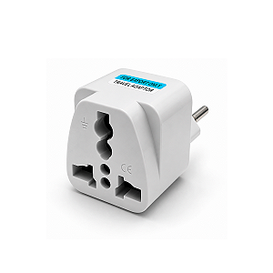 Adaptador Tomada Universal Padrão Indiano Para Brasil