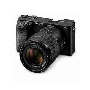 Câmera Sony A6400 Mirrorless 4K+ Lente 18-135mm F3.5-5.6 OSS