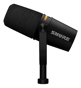 Microfone Shure MV7+ Podcast USB-C e XLR (Preto)