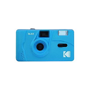 Câmera Analógica Kodak M35 Flash 35mm Vintage Filme - Azul