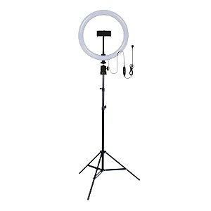 Iluminador Led Ring Light 14" 36cm + Tripé 2m