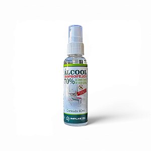Álcool Spray 70% 60 ml