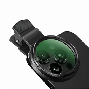 Filtro Cpl Polarizador para Celular Clipe Anti Reflexo 52mm