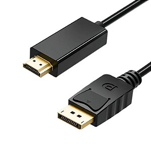 Cabo Displayport para HDMI 1,5m - TOMATE MHD-4033 4K