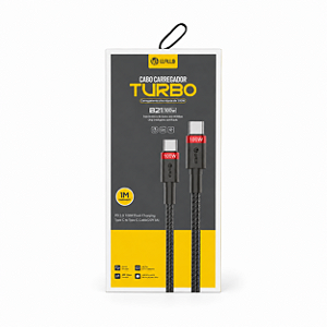 Cabo Wallo B21 Turbo 100W 1M Type C P/ Type C