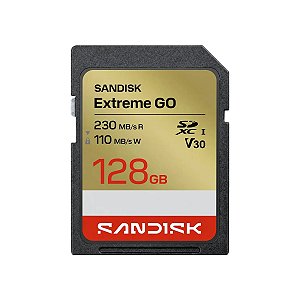 Cartão de Memória SDXC Sandisk Extreme 128gb 230mb/s V30
