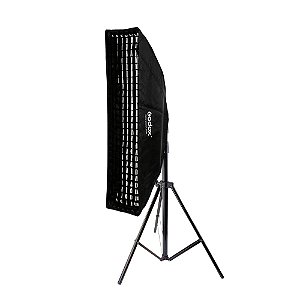 Softbox Strip Godox 35x160cm com Tripé Reforçado Proder 2,80