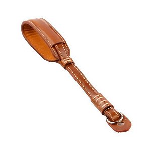 Alça de Punho de Couro para Câmera e Filmadora - Caramelo
