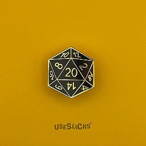 Pin Dado RPG De Mesa Esmaltado - Edição Limitada