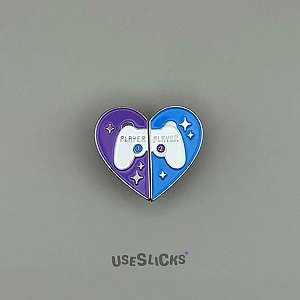 Pin Player 1 e 2 Esmaltado