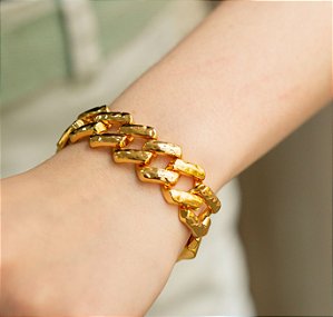 Pulseira orgânica texturizada