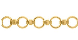 Pulseira com textura de corda