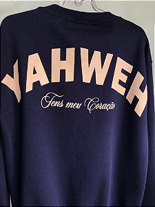 Moletom Basic- YAHWEH "tens meu coração"
