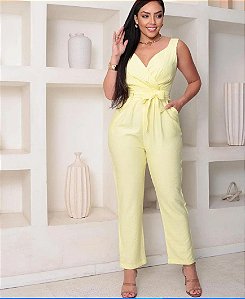 Macacão Elegance Amarelo