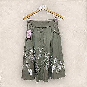 Saia Godê Estampada