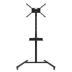 Suporte pedestal TV até 56'' com rodizio, base para Note