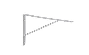 Suporte Mão francesa Leve 20cm até 25kg Branco - Multivisão