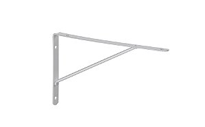 Suporte Mão francesa Leve 50cm até 40kg Branco - Multivisão