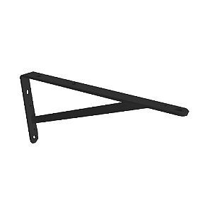 Suporte Mão francesa Pesada 50cm até 50kg Preta - Brasforma