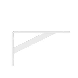 Suporte Mão Francesa Leve 17cm até 50kg Branco - Brasforma