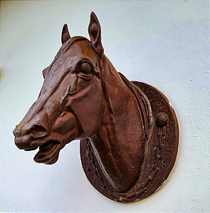 Escultura cabeça de cavalo Turco
