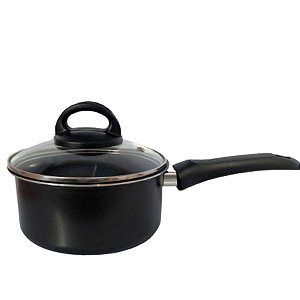 Panela Caçarola Antiaderente C/ Cabo Tampa de Vidro N20 -3L