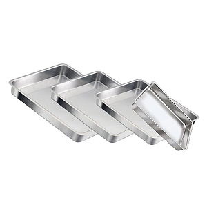 Jogo Formas/Assadeiras Retangular Aluminio Para Bolos 4 Pçs